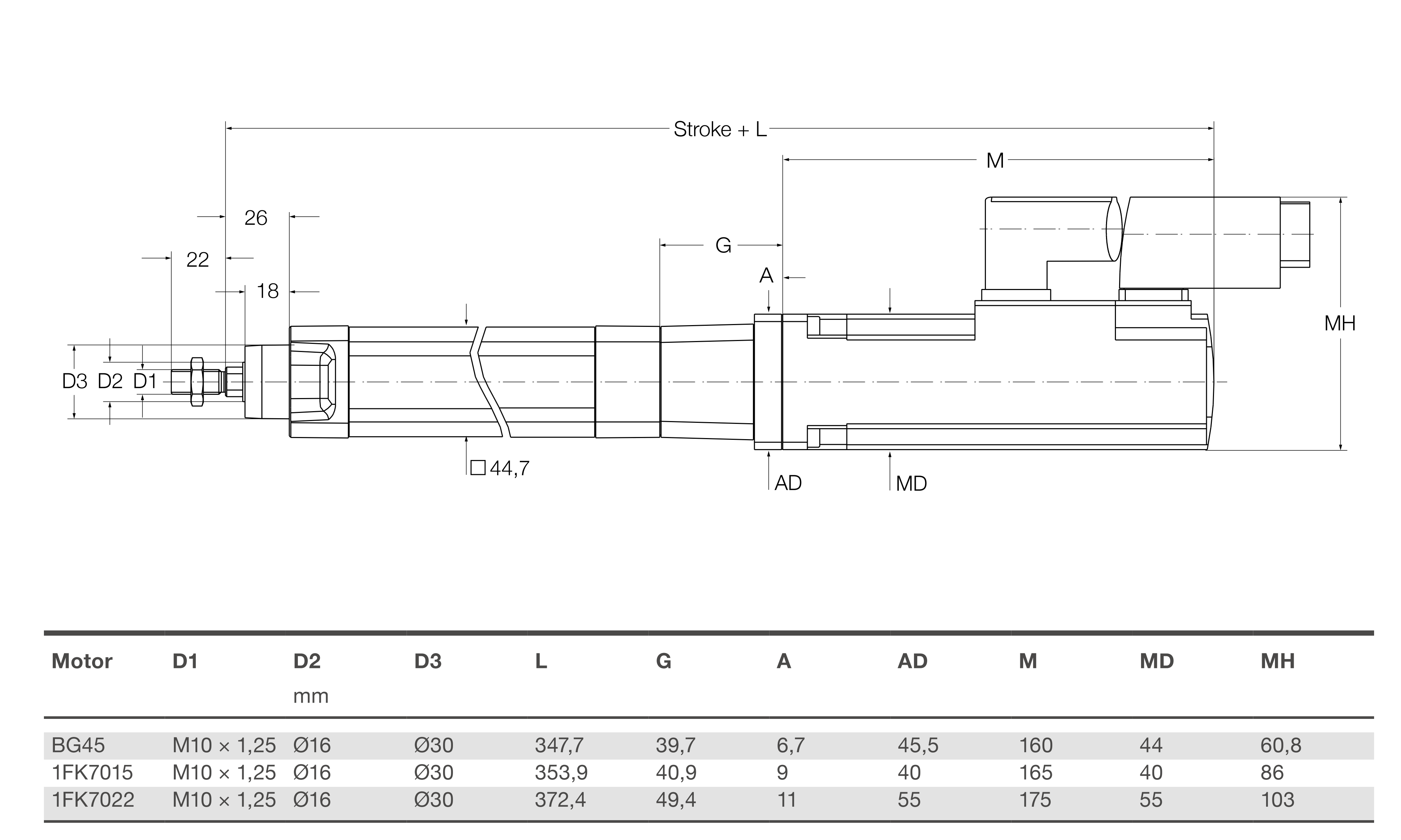 Xi lanh điện CASM-32-BS 4 CASM-32-BS bản vẽ