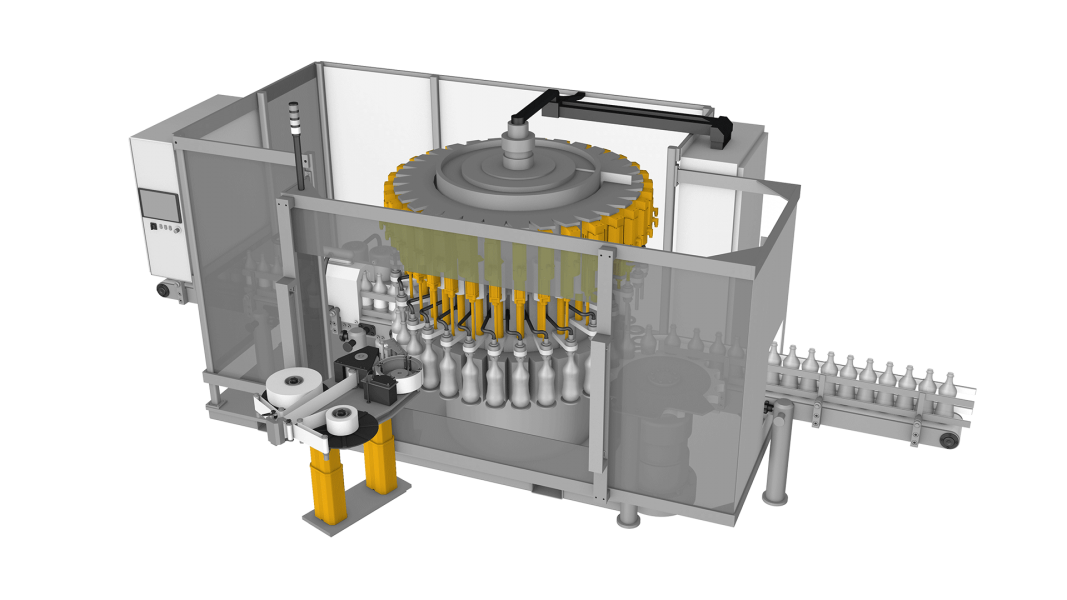 Filling-and-labeling-device-application