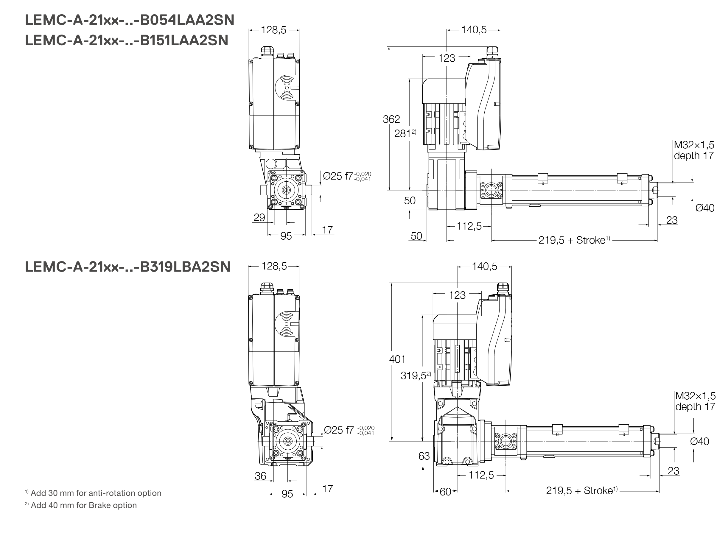 Xi lanh điện LEMC-2110 9 LEMC-A-2110 L- bản vẽ