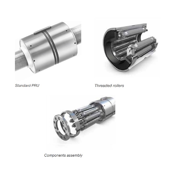 Planetary roller screws SR 3 Trục vít Roller PRU Planetary roller screw, preload with split nut, cylindrical nut