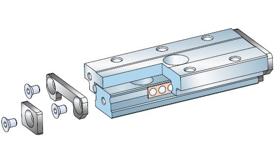Miniature profile rail guides - LLZM 1 Cấu tạo thanh dẫn hướng Miniature profile rail guides - LLZM