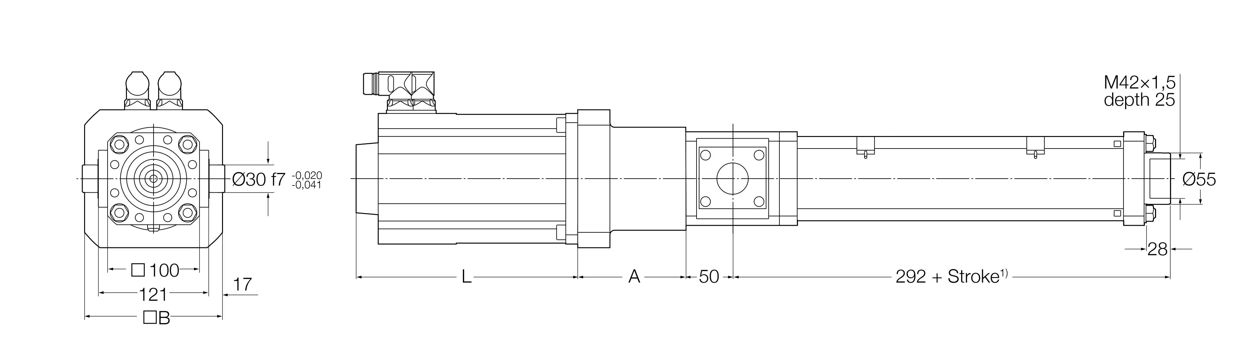 Xi lanh điện LEMC-3005 3 LEMC-S-3005 inline ban ve
