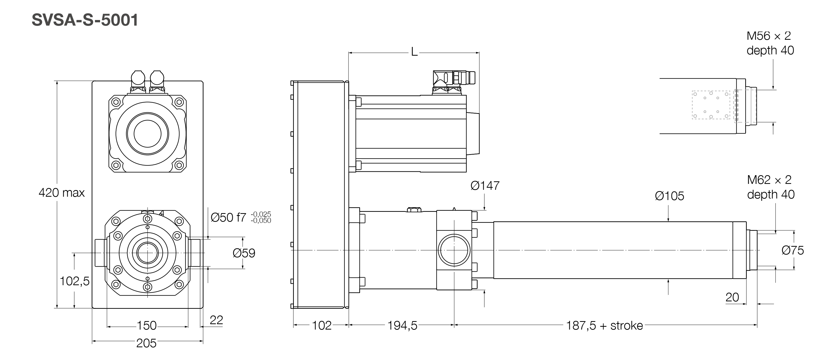 SVSA-S-5001 parallel Bản vẽ