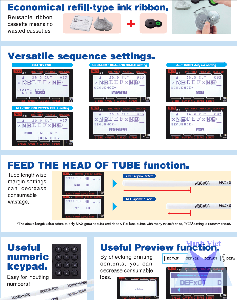 Máy in đầu cốt LM-550E 3 LM-550E-6