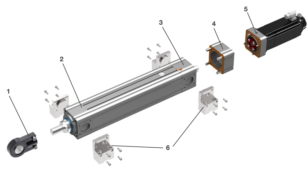 Các bộ phận chính và phụ kiện trên CASM 100