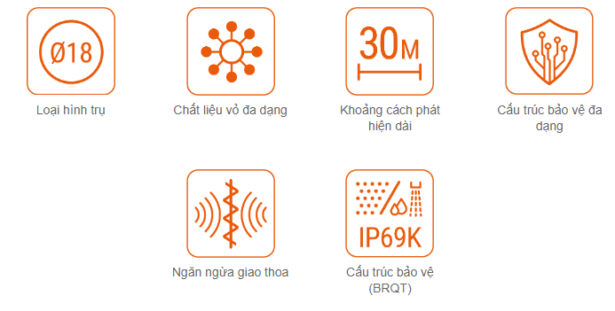 Các tính năng chính BRQ Autonics