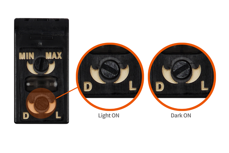 Công tắc vặn thay đổi chế độ Light ONDark ON BJP Autonics