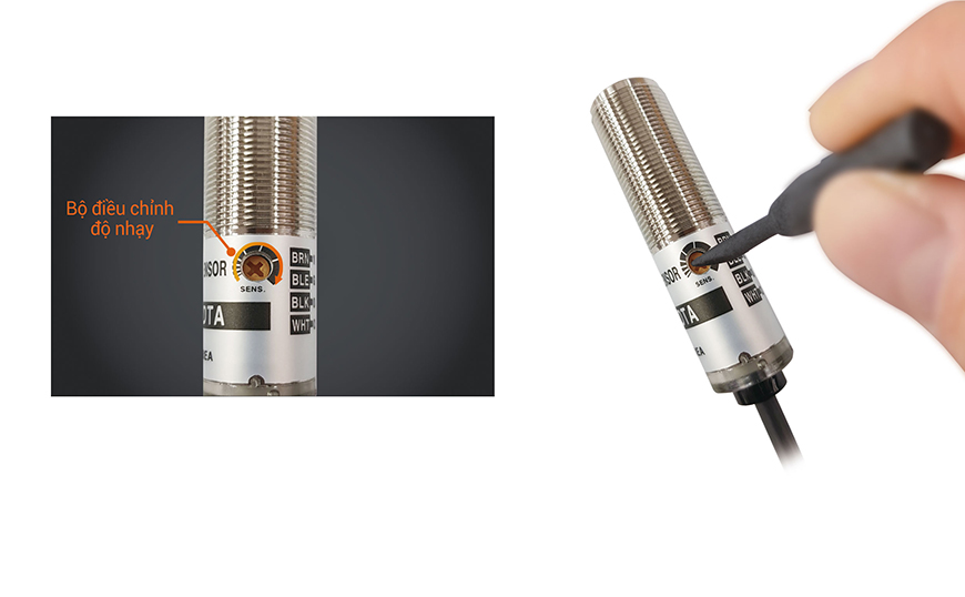 Điều chỉnh độ nhạy BRQ Autonics