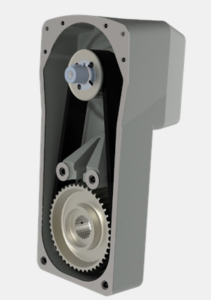 Hộp số xi lanh điện CASM 100 dùng dây đai belt