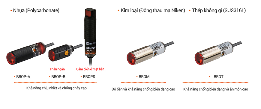  model phù hợp với các loại môi trường lắp đặt khác nhau