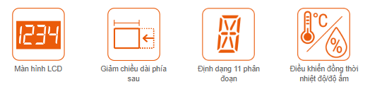 Bộ điều khiển nhiệt độ TH4M PID 2 bậc tự do Autonics 1 Các tính năng chính Bộ điều khiển nhiệt độ TH4M