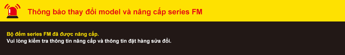 Bộ đếm FM lên-xuống Autonics 1 Các tính năng chính bộ đếm FM