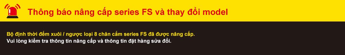 Bộ đếm FS loại phích cắm 8 chân Autonics 1 Các tính năng chính bộ đếm FS