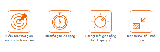 Bộ định thời ATM Analog nhỏ gọn Autonics 1 Các tính năng chính bộ định thời ATM