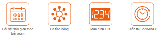 Bộ định thời LE7M-2 kỹ thuật số Autonics 1 Các tính năng chính bộ định thời LE7M-2