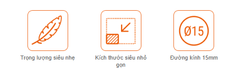 Các tính năng chính bộ mã hoá vòng quay tương đối E15S
