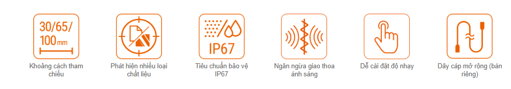 Cảm biến độ dịch chuyển BD bằng laser Autoncics 1 Các tính năng chính cảm biến độ dịch chuyển BD