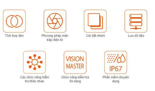 Cảm biến hình ảnh VG Monochrome 0.4M Autonics 1 Các tính năng chính cảm biến hình ảnh VG Monochrome