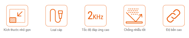 Các tính năng chính cảm biến photomicro BS3