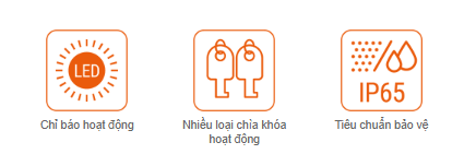 Các tính năng chính công tắc chìa khóa an toàn SF2KR