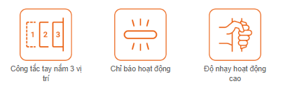 Công tắc kích hoạt an toàn SFEN loại tay nắm Autonics 1 Các tính năng chính công tắc kích hoạt an toàn SFEN
