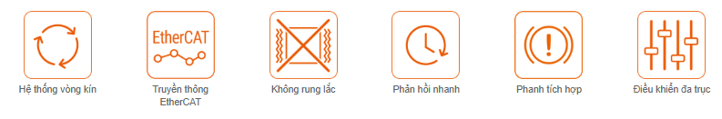 Các tính năng chính động cơ bước vòng kín AiC-EC