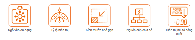 Đồng hồ đo M4NN loại hiển thị số Autonics 1 Các tính năng chính đồng hồ M4NN