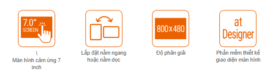 Các tính năng chính màn hình đồ họa LCD GP-A070