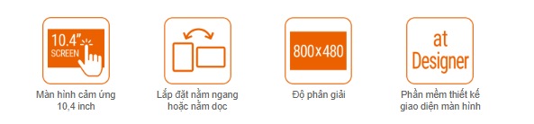 Các tính năng chính màn hình đồ họa LCD GP-A104