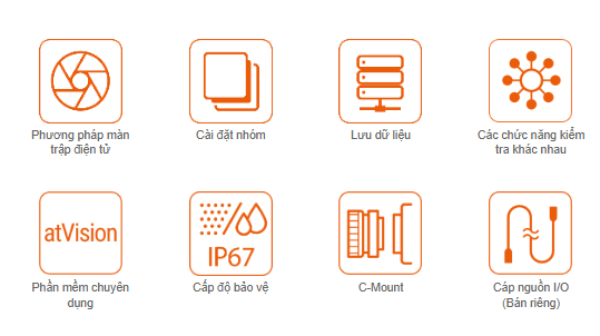 Máy ảnh thông minh VC Autonics 1 Các tính năng chính máy ảnh thông minh VC