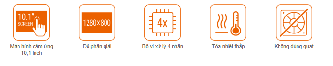Máy tính bảng APC loại màn hình 10,1 inch Autonics 1 Các tính năng chính máy tính bảng APC