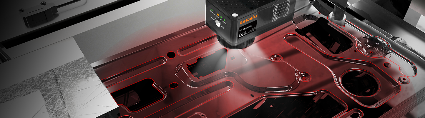 Cảm biến hình ảnh VG Monochrome 0.4M Autonics 2 Cảm biến hình ảnh tích hợp đèn LED VG Monochorme