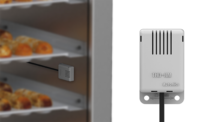 Bộ điều khiển nhiệt độ TH4M PID 2 bậc tự do Autonics 5 Cảm biến nhiệt độ độ ẩm đi kèm TH4M