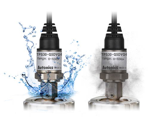 Đầu dò áp suất TPS30 bằng thép không gỉ Autonics 6 Cấu trúc bảo vệ IP67 TPS30