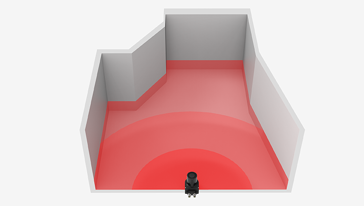 Cảm biến LiDAR LSC máy quét laser 2D 270°Autonics 4 Chức năng hướng dẫn giúp tự động cài đặt khu vực phát hiện LSC