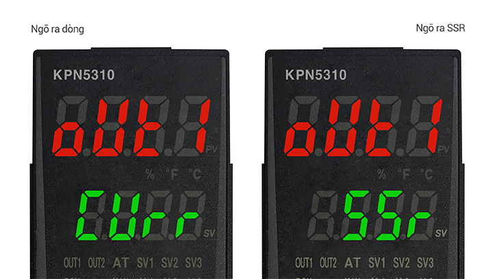Bộ điều khiển nhiệt độ KPN dưới dạng biểu đồ cột Autonics 5 Chuyển đổi giữa ngõ ra dòng và ngõ ra điều khiển SSR KPN