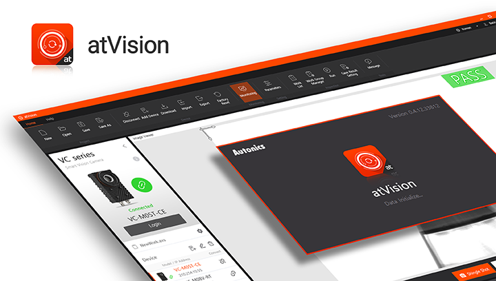 Máy ảnh thông minh VC Autonics 21 Cung cấp miễn phí phần mềm máy ảnh thông minh (atVision) VC
