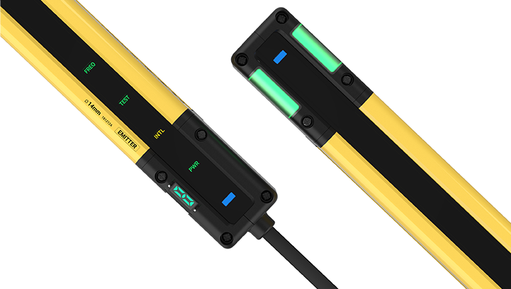 Cảm biến an toàn SFLA Autonics 7 Hiển thị trạng thái hoạt động bằng chỉ báo và màn hình LED 7 đoạn SFL