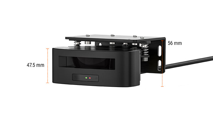 Cảm biến LIDAR LSE2 Autonics 3 Kích thước nhỏ gọn giúp linh hoạt trong lắp đặt LSE2