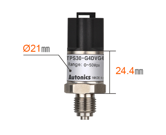 Đầu dò áp suất TPS30 bằng thép không gỉ Autonics 3 Kích thước nhỏ gọn, lý tưởng cho các không gian hẹp hoặc máy móc nhỏ TPS30