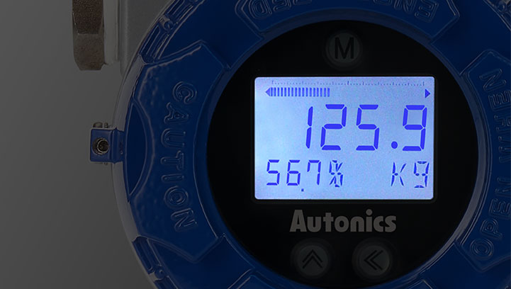 Đầu dò áp suất KT-302H loại hiển thị Autonics 3 Màn hình tích hợp đèn nền giúp tăng cường khả năng hiển thị KT-502H