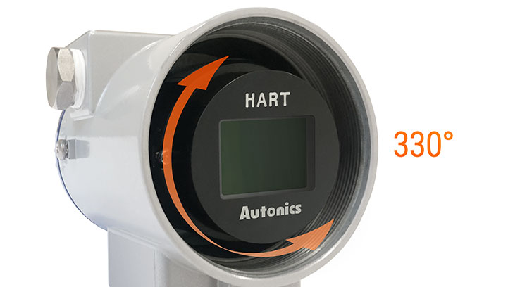 Đầu dò áp suất KT-302H loại hiển thị Autonics 2 Màn hình xoay 330° KT-502H