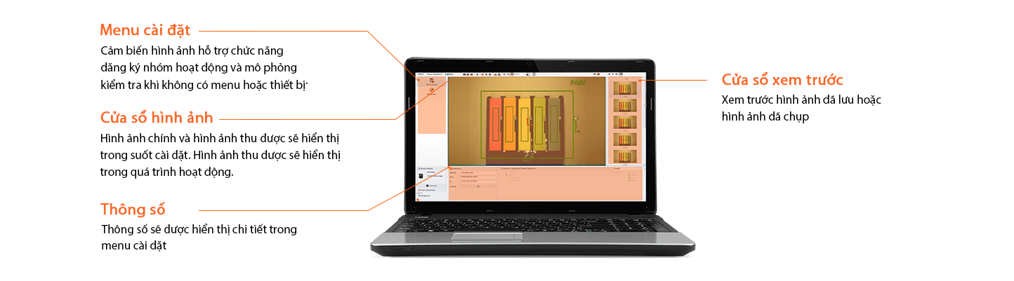 Cảm biến hình ảnh VG loại màu 0.4M Autonics 21 Phần mềm cảm biến hình ảnh miễn phí (Vision Master) TPS20