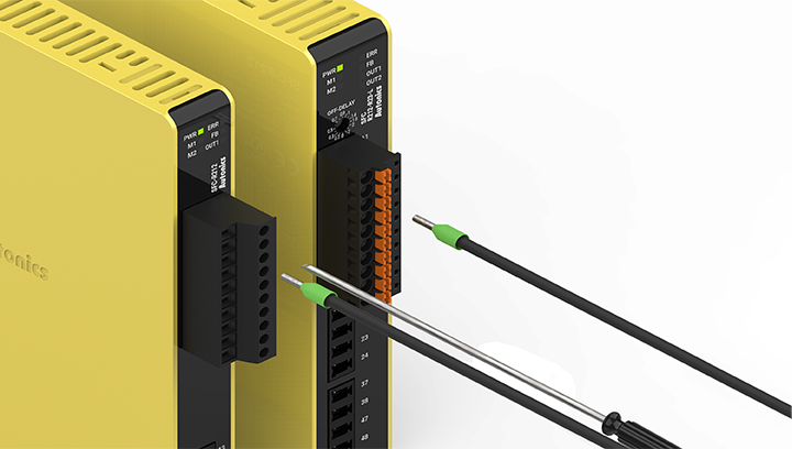 Bộ điều khiển thiết bị an toàn SFC-R loại ngõ ra Autonics 3 Phương pháp kết nối đơn giản giúp tiết kiệm thời gian lắp đặt SFC-R