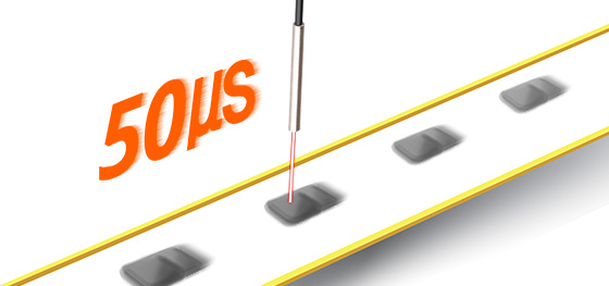 Bộ khuếch đại sợi quang BF5 loại hiển thị đơn/kép Autonics 3 Tốc độ phản hồi tốc độ cao 50 ㎲ ở chế độ cực nhanh BF5