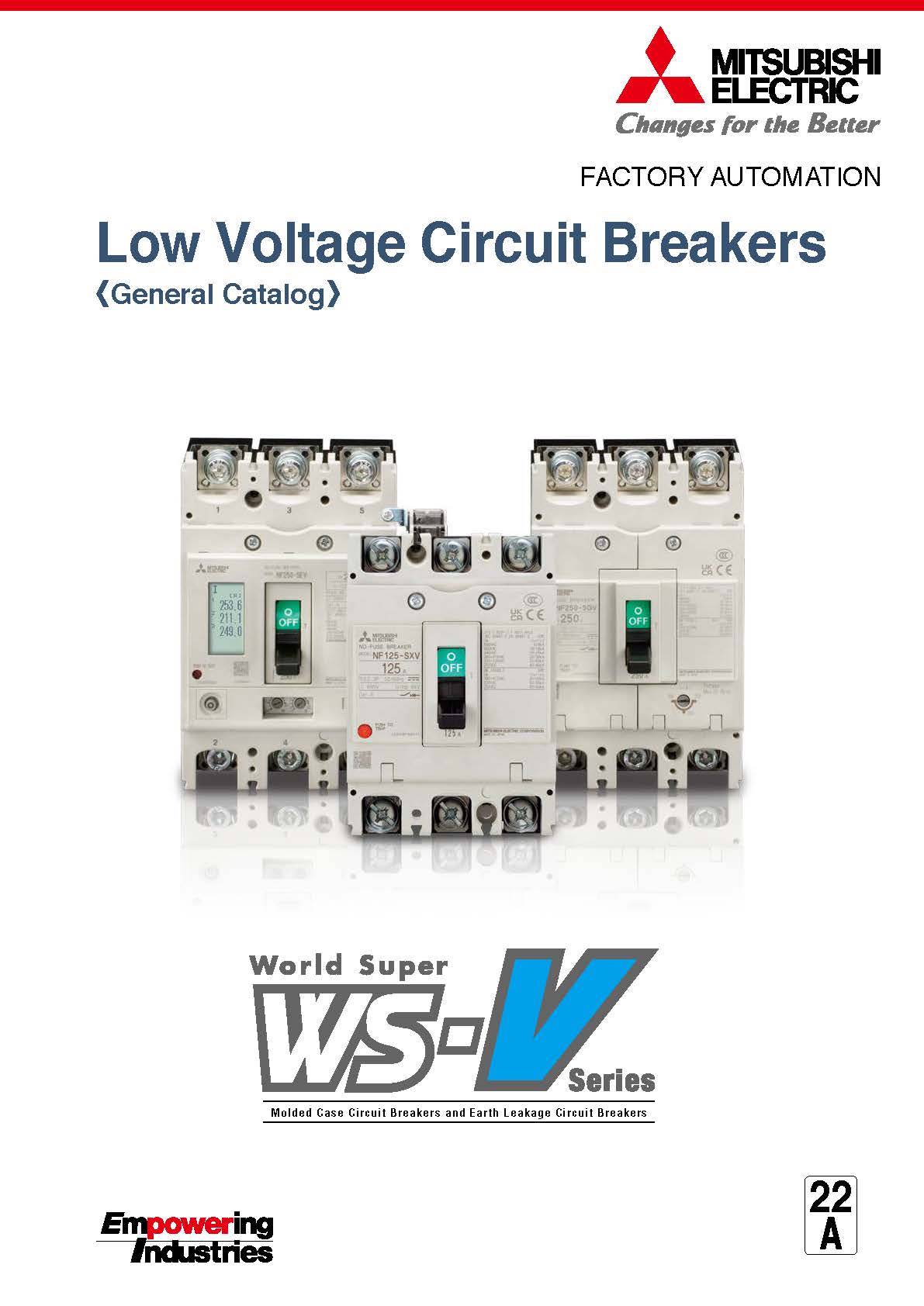 Catalog Low Voltage Circuit Breakers – Mitsubishi