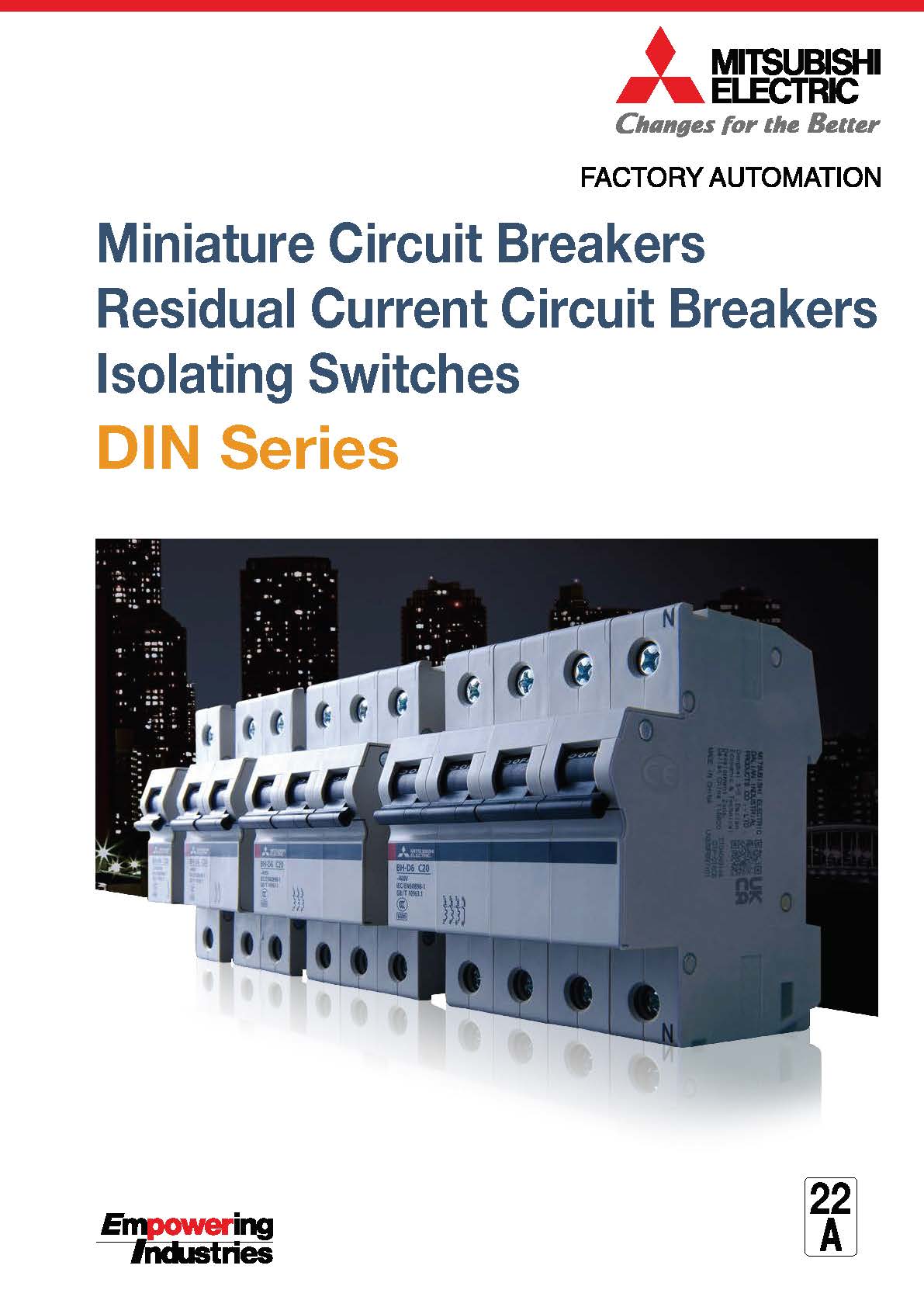 Catalog Cầu dao series DIN Mitsubishi 5 Catalog Cầu dao series DIN Mitsubishi