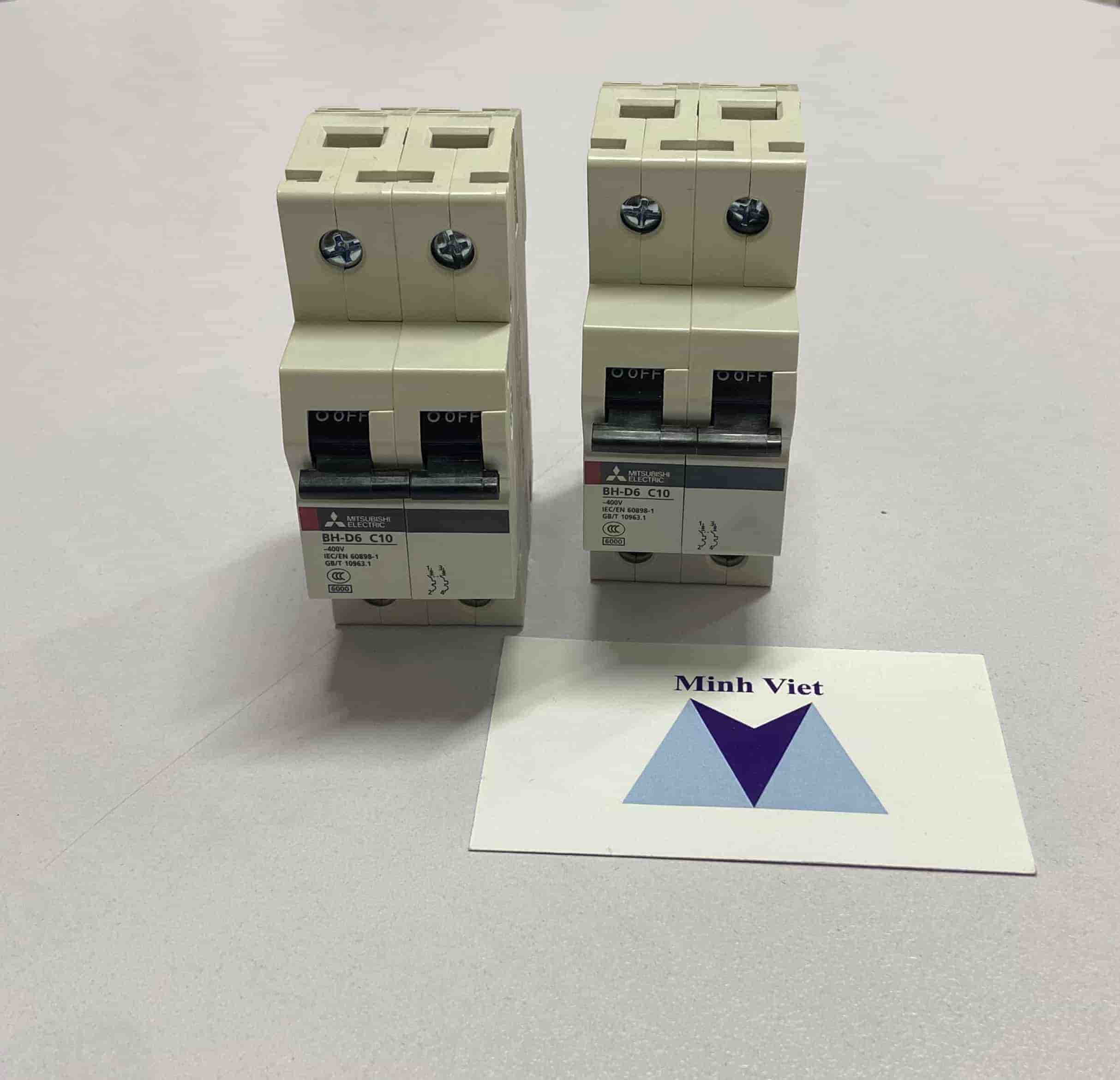 Cầu dao BH-D61P10A Aptomat Mitsubishi 1 Cầu dao BH-D61P10A Aptomat Mitsubishi