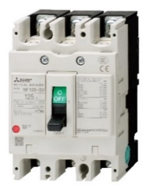 Cầu dao khối đúc NF125-SV 3P 80A Mitsubishi 1 Cầu dao khối đúc NF125-SV 3P 80A Mitsubishi