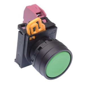 YW1B-M1E01G IDEC Nút ấn nhả màu xanh 1NC